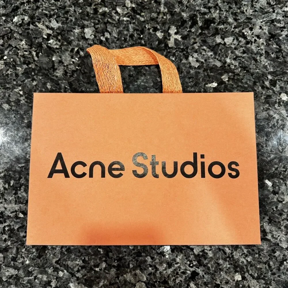 Acne Studios Pink Shopping Empty Gift Bag